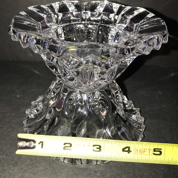 Vintage Cristal D'Arques Charme Candlestick Holder French Crystal Heavy - Picture 7 of 7